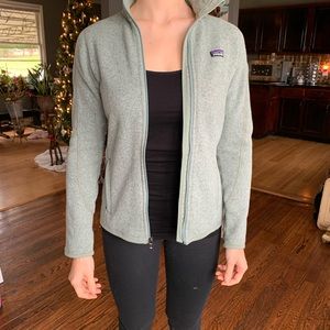 Patagonia seafoam green jacket